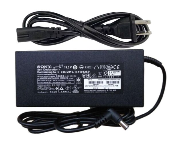 19.5V 5.2A 101W Charger Sony APDP-100A1/A Adapter Charger + Cable