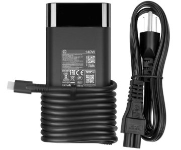 140W USB-C Original HP TPN-LA29 Charger AC Adapter + Power Cable