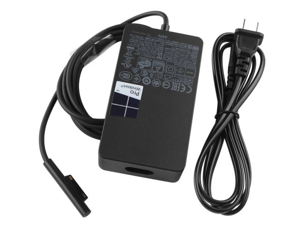 15V 2.58A 44W Charger Microsoft Surface Pro 6 KJT-00017 AC Adapter + Cable