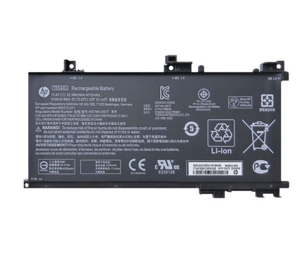 4112mAh 63.3Wh Battery for HP Pavilion 15-bc223tx 15-bc225tx