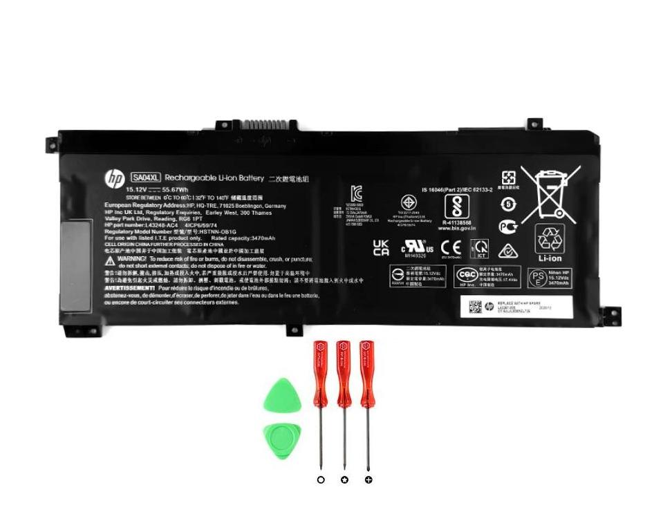 3470mAh 55.67Wh Original Battery for HP HSTNN-0B1F HSTNN-0B1G HSTNN-OB1F 3470mAh 55.67Wh Original Battery for HP HSTNN-0B1F HSTNN-0B1G HSTNN-OB1F