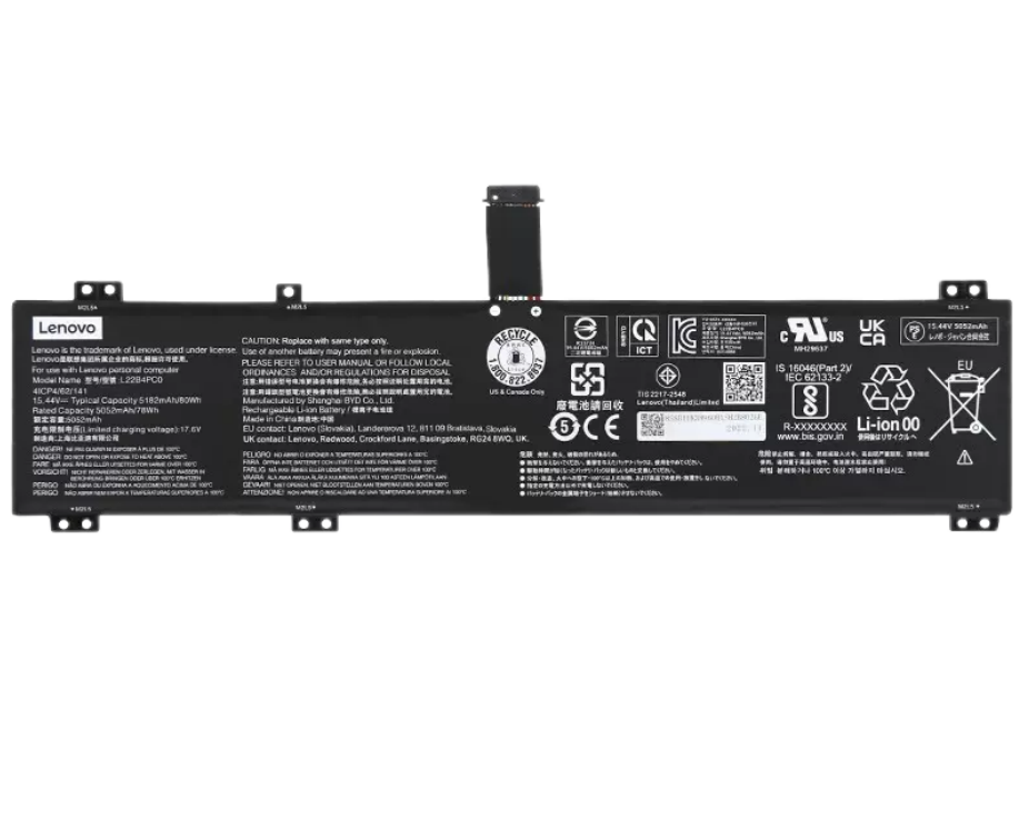 5182mAh 80Wh Battery for Lenovo Legion Pro 5 16IRX8 82WK00KUPB